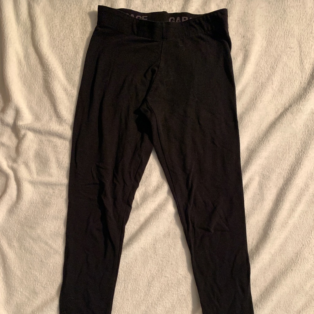 Garage black low rise leggings size XS